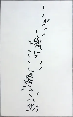 Herman van Tongeren - Olieverf op doek, Minimalistische compositie - Ingelijst (Zeer groot) kopen? Bied vanaf 500!