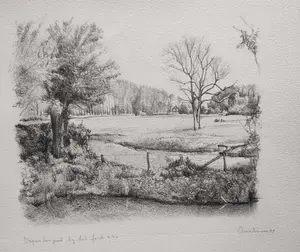 Cisca Simons - Vagantenpad Bunnik - litho uit 1985 kopen? Bied vanaf 1!