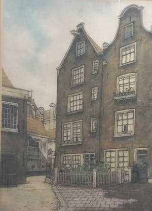 Niet of onleesbaar gesigneerd - C3549 - Begijnhofje kopen? Bied vanaf 10!