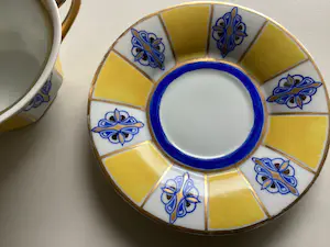 Rosenthal - Art Deco kop en schotel - hand gedecoreerd en gesigneerd kopen? Bied vanaf 10!