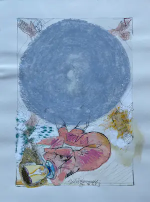 Astrid Feuser - Astrid Feuser, "The Cosmic Octave", 12-delige cyclus, 1988, gesigneerd kopen? Bied vanaf 3400!