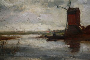 P.B. Koegler - VISSER in de POLDER BIJ MOLEN kopen? Bied vanaf 60!