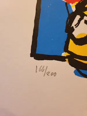 Herman Brood - Beetle - nr. 166 / 200 - gesigneerd - nieuwstaat kopen? Bied vanaf 195!