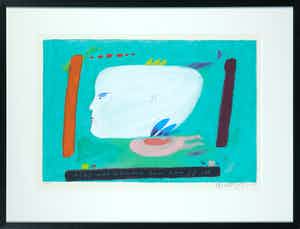 Wouter Stips - Zeefdruk, Alles wat mama kan - Ingelijst verkocht voor € 35!