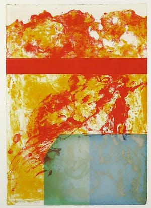 Jef Diederen - Litho, Zonder titel - Ingelijst kopen? Bied vanaf 50!