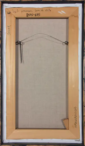 Menno Bauer - Acryl op doek, Het proeven van de stilte - Ingelijst kopen? Bied vanaf 50!