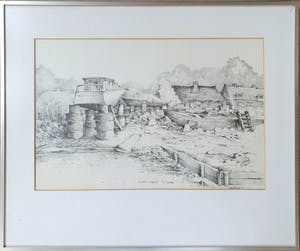 Dook Everse - Scheepswerf | Ingelijst kopen? Bied vanaf 25!