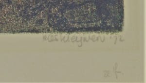 Ries Kleijnen - 'samen kijken naar de zee' (Lubenice - Yoegoslavie) - '72 kopen? Bied vanaf 50!