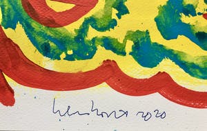 Peter Klashorst - Abstracte compositie kopen? Bied vanaf 49!