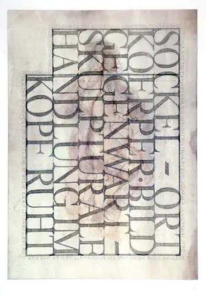 Franz Erhard Walther - Feld entwickelt Sprache kopen? Bied vanaf 500!