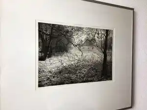 Reinder Homan - Perfecte ets "Boerderij met erf en houtwallen" - 9/50 - 1987 - Ingelijst vendu pour 265€ !