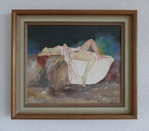 Niet of onleesbaar gesigneerd - Liggend naakt kopen? Bied vanaf 10!