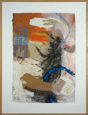 Mohamed Quraish - Zeefdruk, Zonder titel 1 - Ingelijst (Groot) kopen? Bied vanaf 50!