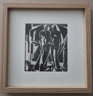 Hildo Krop - Dodenakker. Uit Wendingen. Ingelijst. kopen? Bied vanaf 99!