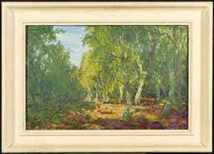 Egbert Schaap - Olieverf op doek, September - Ingelijst verkocht voor € 120!