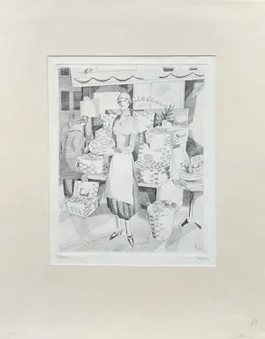 Jean Emile Laboureur - L'Écaillère kopen? Bied vanaf 100!