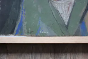 Jasper Krabbé - Pastel: Zelfportret - 2000 (zeer sterk in prijs verlaagd!) kopen? Bied vanaf 395!