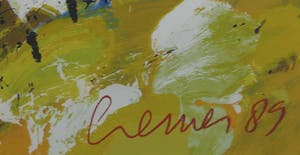 Jan Cremer - Zeefdruk, Provence I - Ingelijst kopen? Bied vanaf 150!