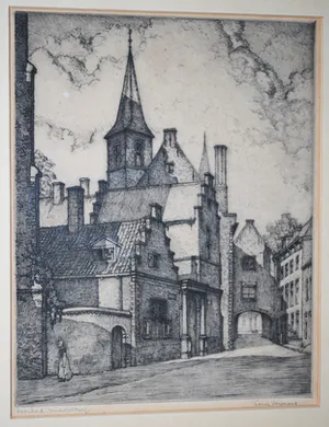 Louis Heijmans - Koorkerk Middelburg - ets kopen? Bied vanaf 50!