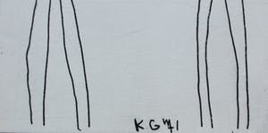 Klaas Gubbels - tekening: tafel - 1971 kopen? Bied vanaf 50!