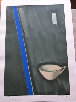 Hannes Postma - zeefdruk, Z.t. (kopje) kopen? Bied vanaf 40!