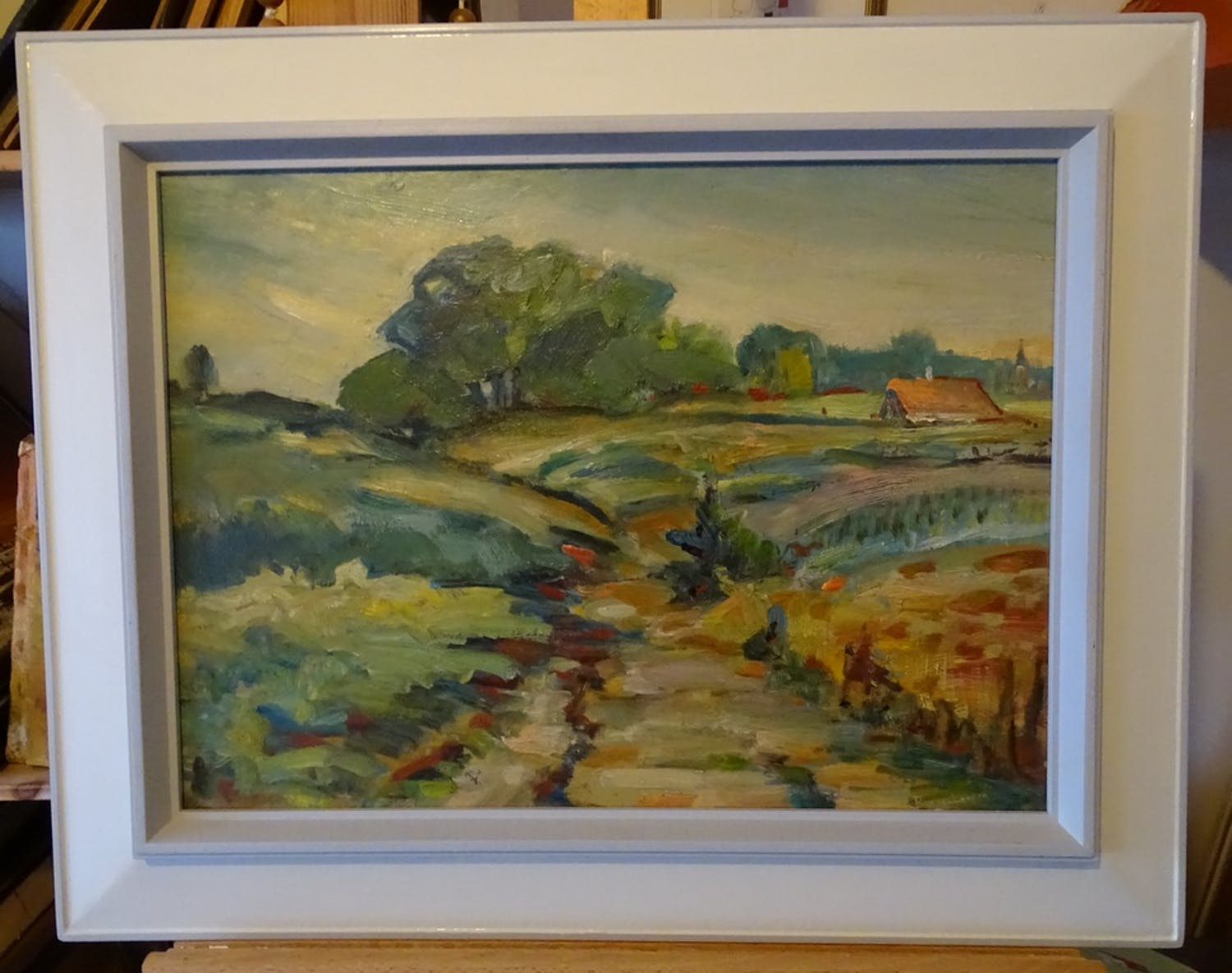 Ben van Londen - Impressionistisch landschap Verkocht | Kunstveiling.nl