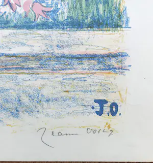 Jeanne Bieruma Oosting - Zomer uitzicht, litho kopen? Bied vanaf 295!