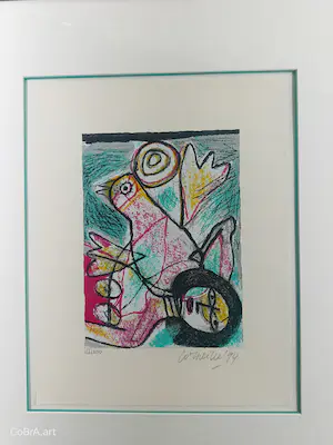 Corneille - Vrouw met vogel kopen? Bied vanaf 195!