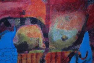 Astrid Engels - Song of Eva - prachtig ingelijst - incl. gesigneerd boek kopen? Bied vanaf 100!