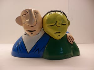 Herman Brood - Sculptuur FOR EVER----- ZEER GROOT!! BREED 34 CM!!!!! kopen? Bied vanaf 225!