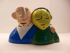Herman Brood - Sculptuur FOR EVER----- ZEER GROOT!! BREED 34 CM!!!!! verkocht voor € 225!