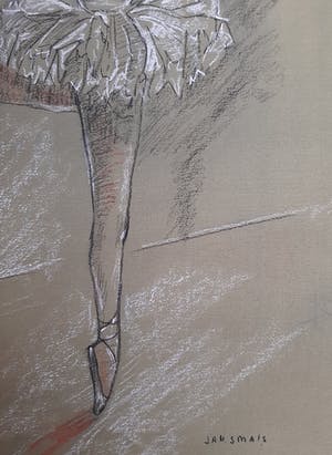 Niet of onleesbaar gesigneerd - Jan Smals - Ballerina kopen? Bied vanaf 1!