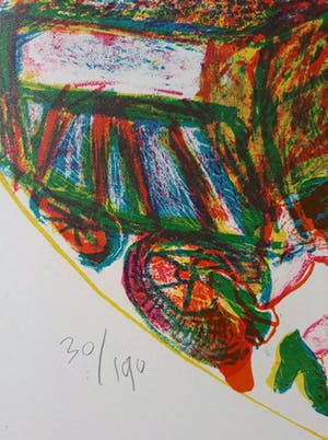 Jacqueline de Jong - Fantasiewereld, litho kopen? Bied vanaf 50!