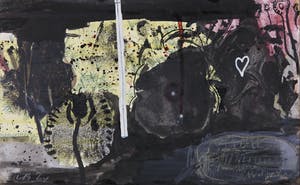 Cor Beurskens - Gemengde techniek op papier, Zonder titel kopen? Bied vanaf 1!