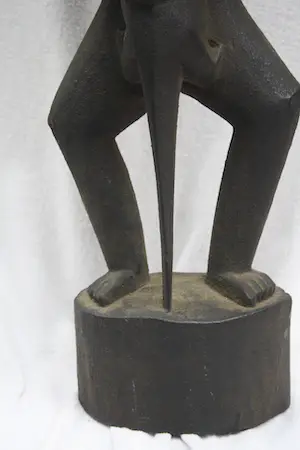 Yoruba - Uniek Groot Oude Houten Afrikaanse Yoruba Sculptuur (19e eeuw) kopen? Bied vanaf 75!