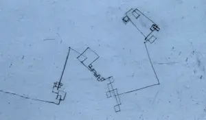 Theo Beerendonk - Lijnets op papier | 'Zaterdag 11 april 1970' | 1970 kopen? Bied vanaf 80!