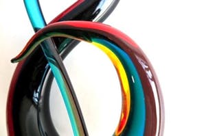 Vetro Design - Slangenfiguur - Massief gekleurd glas - Handgemaakt kopen? Bied vanaf 1!