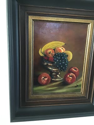 Niet of onleesbaar gesigneerd - Stilleven met fruit en schaal. kopen? Bied vanaf 1!