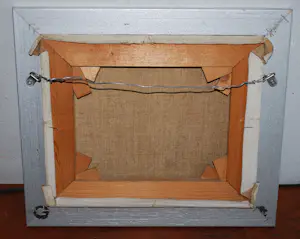 Mies Deinum - 2 rozen in een Chinees bakje - olieverfschilderij kopen? Bied vanaf 75!