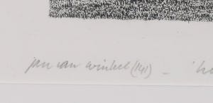 Jan van Winkel - Ets, Horizon kopen? Bied vanaf 10!