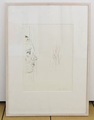 Roger Raveel - ets in zeer fraaie lijst kopen? Bied vanaf 625!