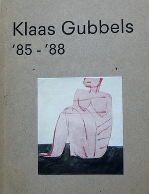 Klaas Gubbels - boekje met potloodtekening: vrouw op tafel - 1988 kopen? Bied vanaf 50!