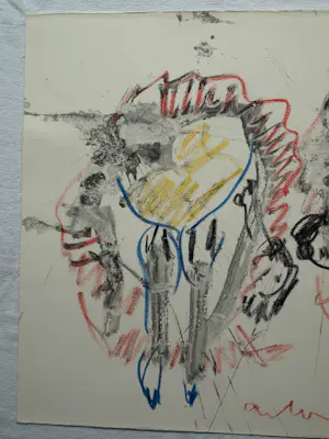 Anton Heyboer - Pastel , ‘Can Can’ – 51 x 70 cm. kopen? Bied vanaf 100!