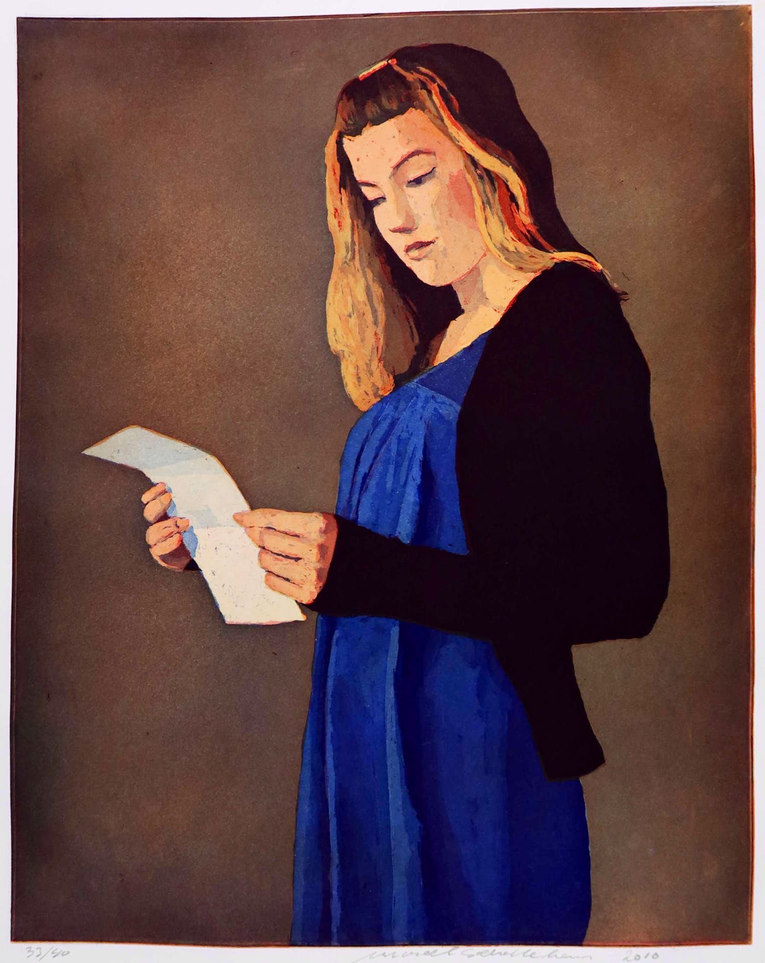 Marcel Schellekens - Kleurenets, Julia verkocht voor € 70!