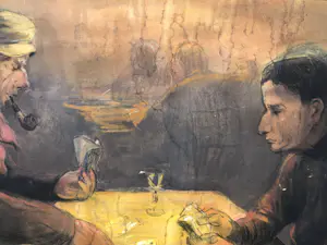Herman Heijenbrock - Kaartspelers in een café kopen? Bied vanaf 49!
