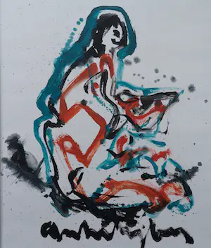 Anton Heyboer - Zittende Vrouw kopen? Bied vanaf 475!