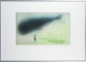Ronald Tolman - Kleurenets, The silence of childhood - Ingelijst kopen? Bied vanaf 150!