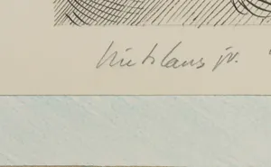 Nic Blans (jr.) - Pentekening, Het feestvarken kopen? Bied vanaf 40!