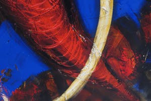 Hans Vanhorck - Olieverf op doek, Abstract painting (Zeer groot 2 x 2,5 m!) kopen? Bied vanaf 1500!