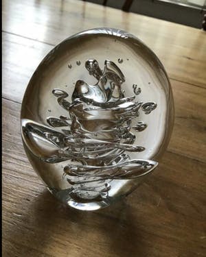 Niet of onleesbaar gesigneerd - Murano presse-papiers en Over.Oltre waxinelicht houder, gemerkt kopen? Bied vanaf 1!